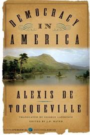 De la démocratie en Amérique cover
