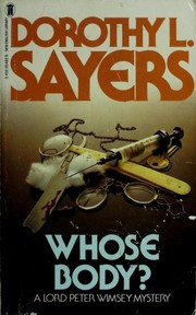 Whose Body? cover